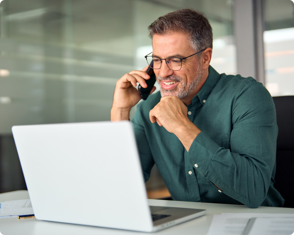 Man holding phone